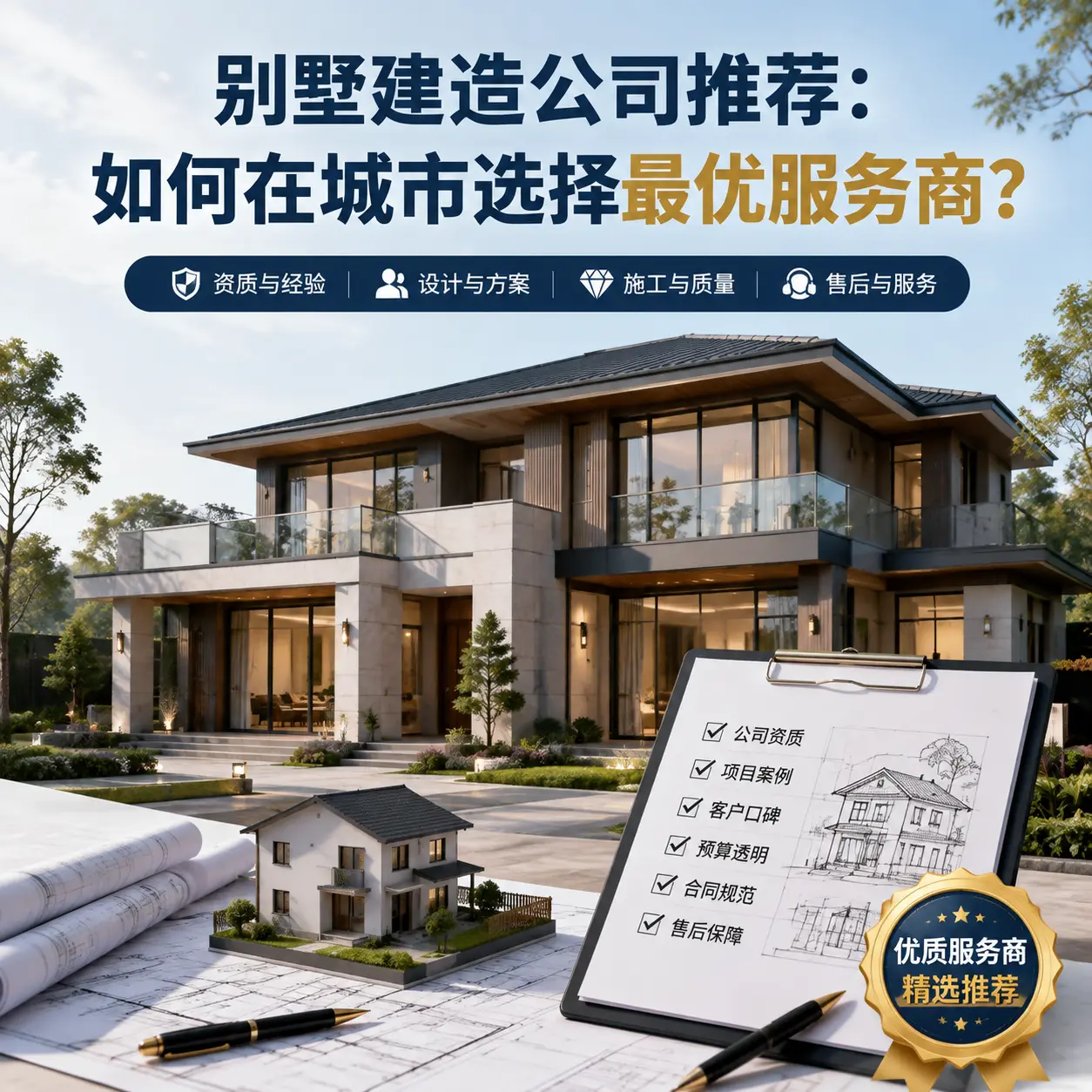 别墅建造公司推荐：如何在 清镇 选择最优服务商？
