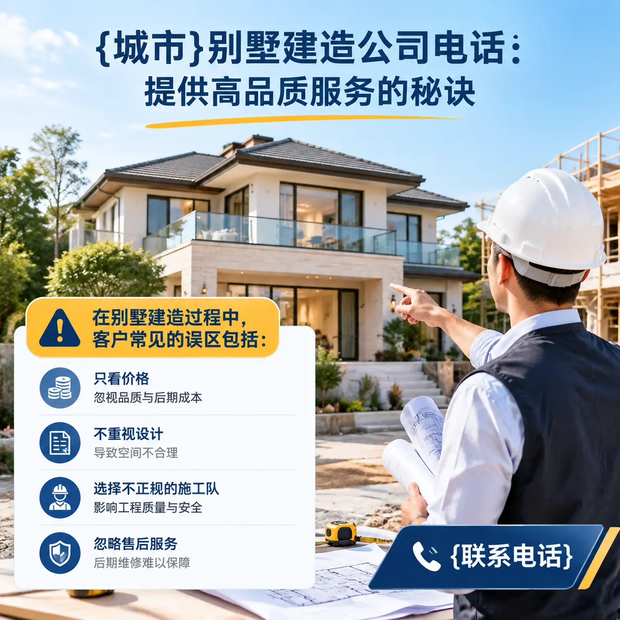 清镇别墅建造公司电话：提供高品质服务的秘诀