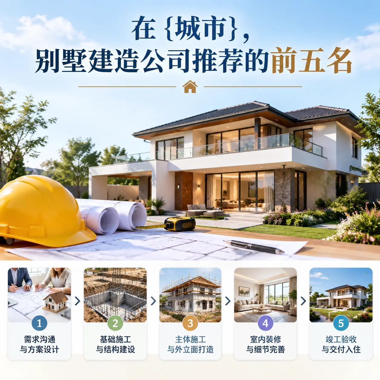 在 清镇，别墅建造公司推荐的前五名